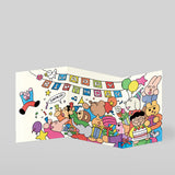Shhh Surprise Birthday Fold Out Card