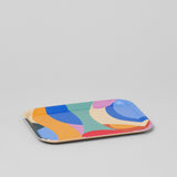 Abstract Small Rectangle Serving Tray