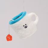 Cup of Tea Felt Hanging Decoration