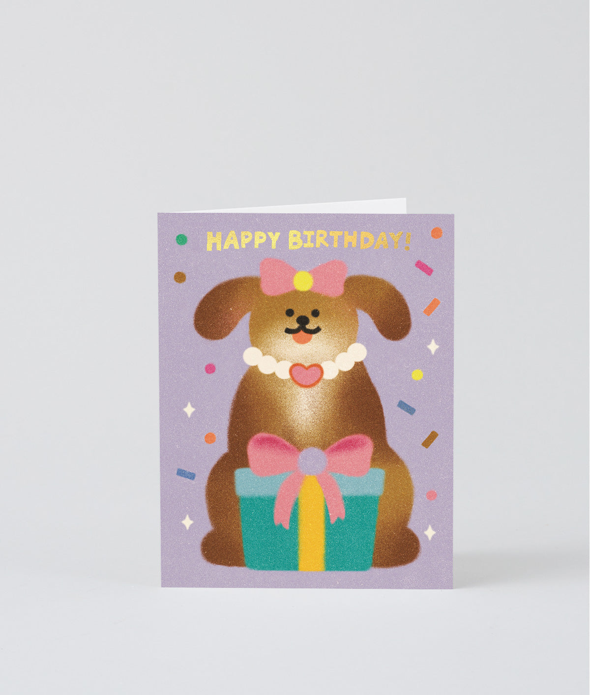 Dog & Ribbon Birthday