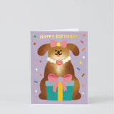 Dog & Ribbon Birthday