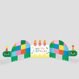 Birthday Tortoises Fold Out Card