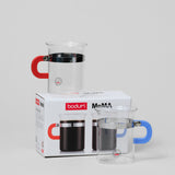 Bodum x MOMA Chambord Set of Two Tea Glasses 0.3l Red/Blue