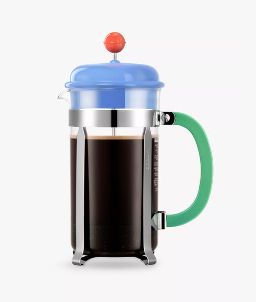 Bodum x MoMA 8 Cup French Press 1L Blue/Green – Wrap