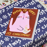Nog It Off It's Christmas Card