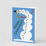 Snowman Embossed Card