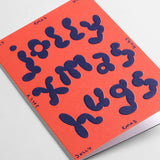 Jolly Xmas Hugs Embossed Card