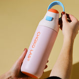 Chako Lab Kada Insulated Bottle Pink/Blue 700ml