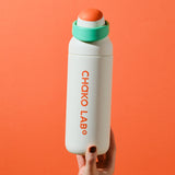 Chako Lab Kada Insulated Bottle White/Green 700ml