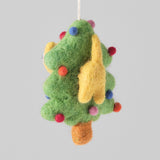 Bobby, Cat In A Tree Felt Hanging Decoration