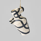 Kline Stroke Miniature Vase Hanging Ornament