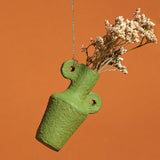 Kline Moss Green Miniature Vase Hanging Ornament