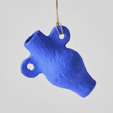 Onsen Blue Miniature Vase Hanging Ornament