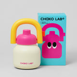 Chako Lab LinLin Insulated Ceramic Coated Water Bottle Pink/Yellow
