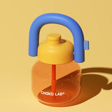 Chako Lab LinLin Plastic Water Bottle Orange/Yellow/Blue