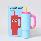 Chako Lab Bawang Insulated Drinking Tumbler Blue/Pink