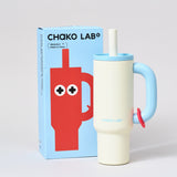 Chako Lab Bawang Insulated Drinking Tumbler White/Sky Blue