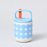 Chako Lab Bao Bao Insulated Cup White/Blue Spot