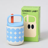 Chako Lab Bao Bao Insulated Cup White/Blue Spot