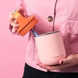 Chako Lab Bao Bao Insulated Cup Pink/Orange