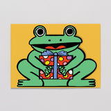 Frog With Mini Card