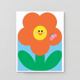 Bug & Flower Fold Out Card