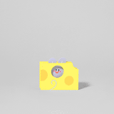 Mouse In Cheese Fold Out Card