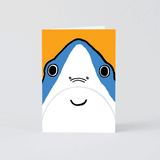 Shark Big Mouth Fold Out Kids Birthday Card