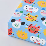 Happy Friends Kids Wrapping Paper