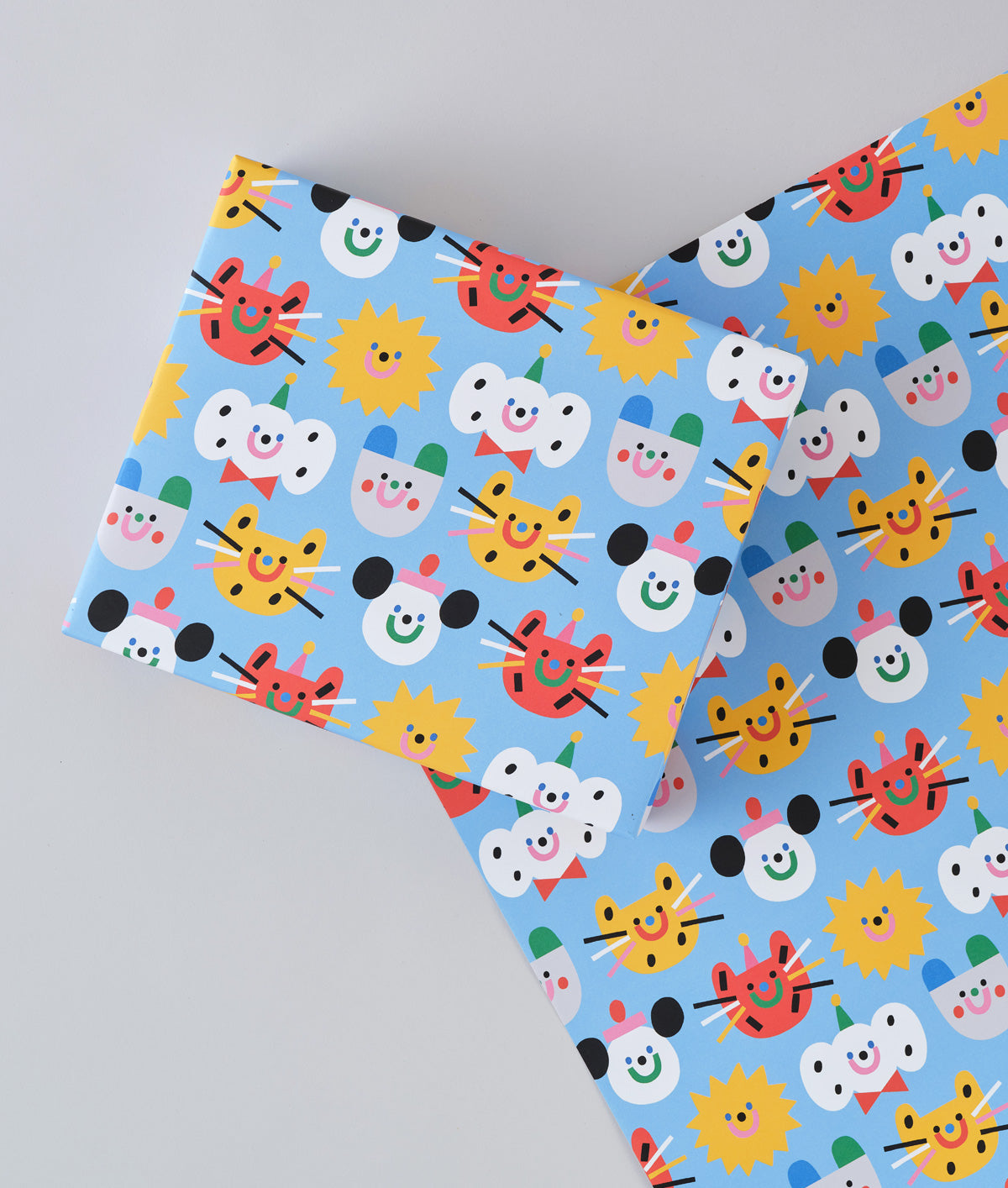 Happy Friends Kids Wrapping Paper