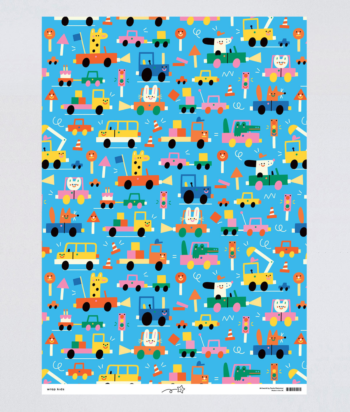 Beep Beep Kids Wrapping Paper