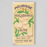 Meurisse - Macadamia Nuts 39% Milk Chocolate