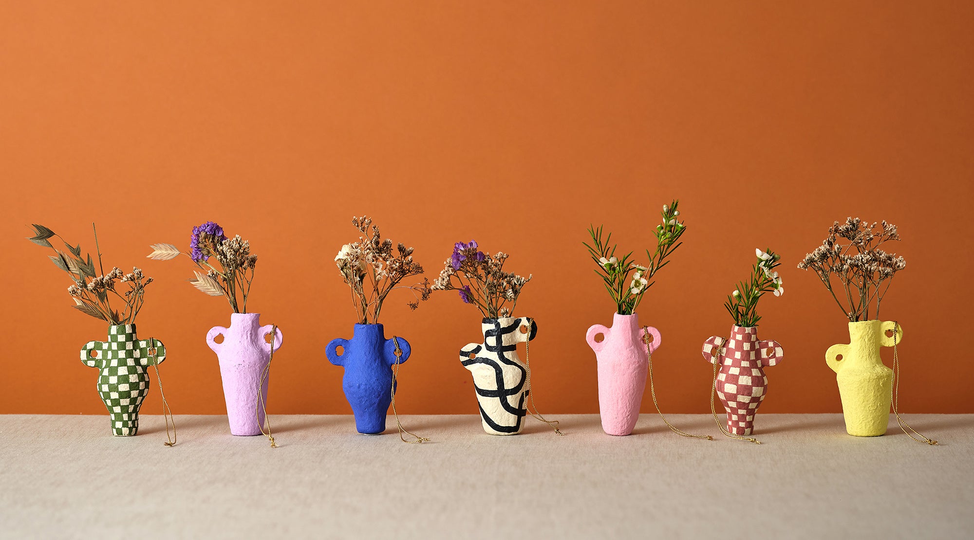 Miniature Vase Hanging Decorations