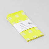 Squares Yellow/Soft Aqua Napkin