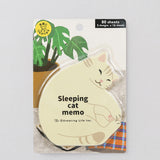 Sleeping Cat Memo Pad