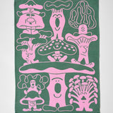 Mushrooms Cotton Tea Towel