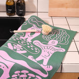 Mushrooms Cotton Tea Towel