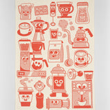 Coffee Time Tea Towel