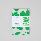 Super Clean Flowers Green/Natural Tea Towel
