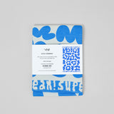 Super Clean Flowers Blue/Natural Tea Towel