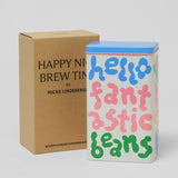 Happy Nice Brew Time Coffee Tin