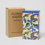 Floral Waves Coffee Tin
