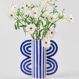 Large Butterfly Vase Blue