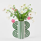 Large Butterfly Vase Green