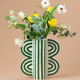 Large Butterfly Vase Green