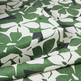 Floral Motif Green Wrapping Paper