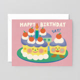 Happy Birthday Yay Cake & Slice