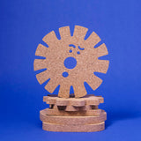 Sun Face Cork Trivet