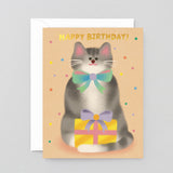 Cat & Bow Tie Birthday