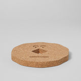 Round Face Cork Trivet